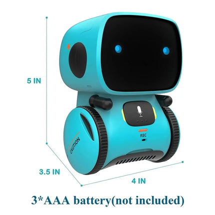 Intelligent RC Robot Toy – Interactive Voice & Touch Control with Russian, English & Spanish Versions for Educational Play