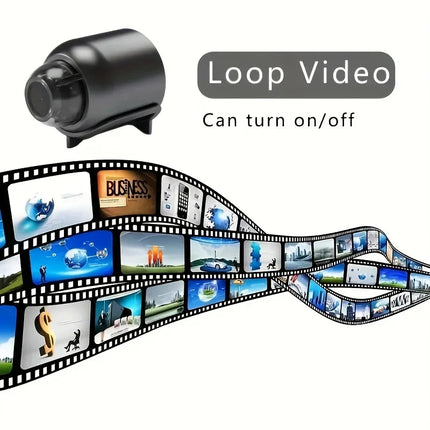 Mini WiFi Security Camera 1080P – Night Vision Baby Monitor & Audio Recorder
