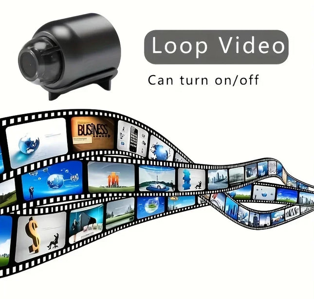 Mini WiFi Security Camera 1080P – Night Vision Baby Monitor & Audio Recorder