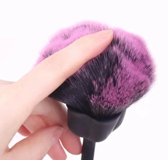 Flower Rose Nail Art Brush Remove Nail Dust Brushes Acrylic UV Gel Polish Powder Cleaning Tool Beauty Makeup Brushes