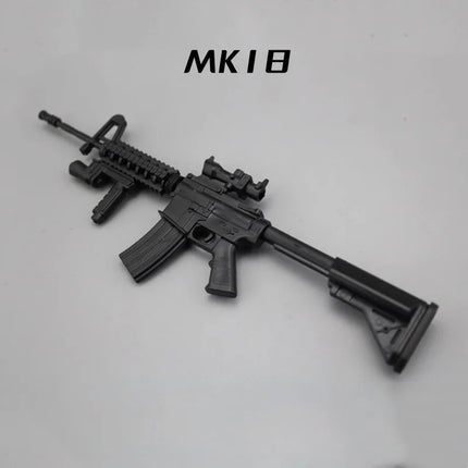 1/6 Scale Soldier Weapon Model Set – MP40, HK416, AK47 Puzzle Assembly Military Educational Toys