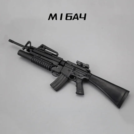 1/6 Scale Soldier Weapon Model Set – MP40, HK416, AK47 Puzzle Assembly Military Educational Toys