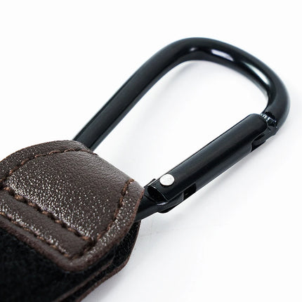 Adjustable Stroller Hook – PU Leather Bag Hanger for Baby Travel