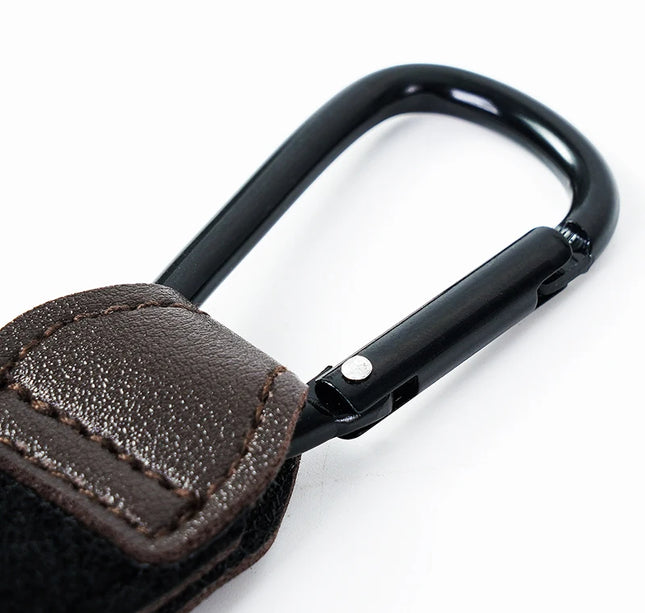 Adjustable Stroller Hook – PU Leather Bag Hanger for Baby Travel