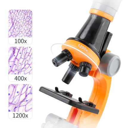 Children’s Microscope Toy – Educational Science Experiment Tool to Boost Learning & Intelligence
