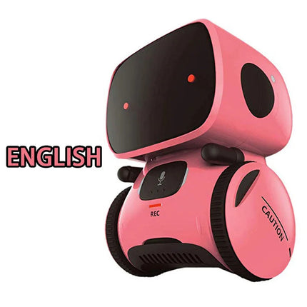 Intelligent RC Robot Toy – Interactive Voice & Touch Control with Russian, English & Spanish Versions for Educational Play