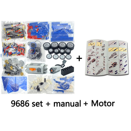 STEM 9686 Technical Building Blocks Set – Multi-Technology DIY Programming Kit for Kids & Educational School Projects