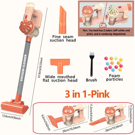 Kids Electric Vacuum Cleaner Toy – Simulation Cleaning Set for Toddlers Role Play & Educational Gifts