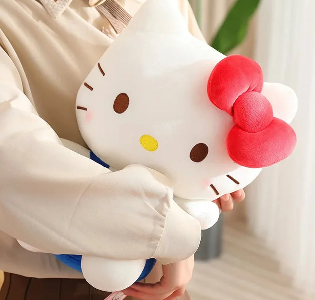 Sanrio Hello Kitty Anime Hello Kitty Stuffed Toys Plushier Soft Pillow Birthday Gifts For Girls Kawaii Hello Kitty Plush Dolls
