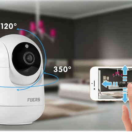 Fuers 5MP Tuya Smart WiFi Camera – Indoor IP Cam with AI & Baby Monitor