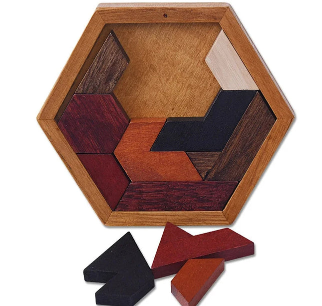 DIY Wooden Tangram – Learning & Thinking Puzzle for Children