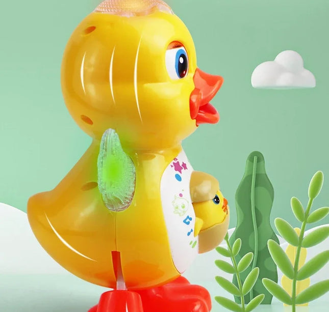 Electronic Dancing Duck Toy – Musical Cartoon Animal with Flashing Lights & Movement for Kids Educational Gift