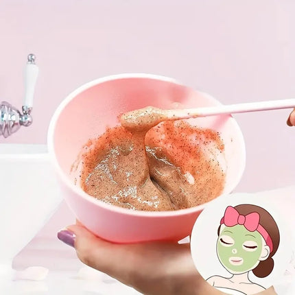 Face Mask Mixing Bowl Set Facial Skin Care Tools Kit Silicone Mask Brush Facial Applicator Spatula Measure Spoon Beauty Supplies