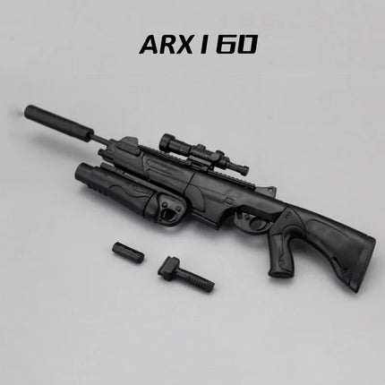 1/6 Scale Soldier Weapon Model Set – MP40, HK416, AK47 Puzzle Assembly Military Educational Toys