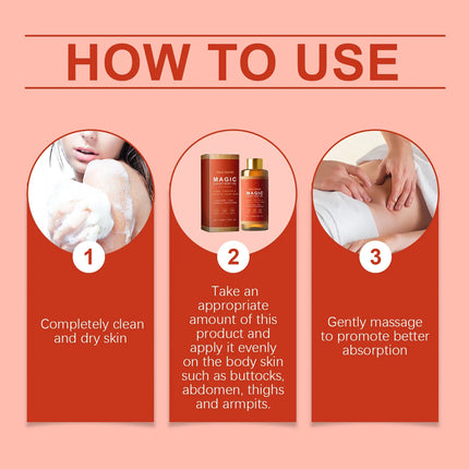 Tightening Body Oil Lifting Firming Lighten Fine Lines Improve Sagging Skin Dullness Brightening Moisturizing Nourish Skin Care