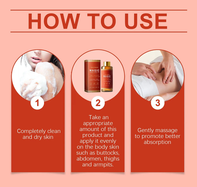 Tightening Body Oil Lifting Firming Lighten Fine Lines Improve Sagging Skin Dullness Brightening Moisturizing Nourish Skin Care