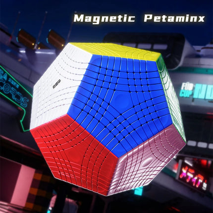 [Picube] DianSheng Galaxy Petaminx 9x9x9 Magnetic 9x9 Megaminx Magic Cube Stickerless Dodecahedron Profession Speed Puzzle
