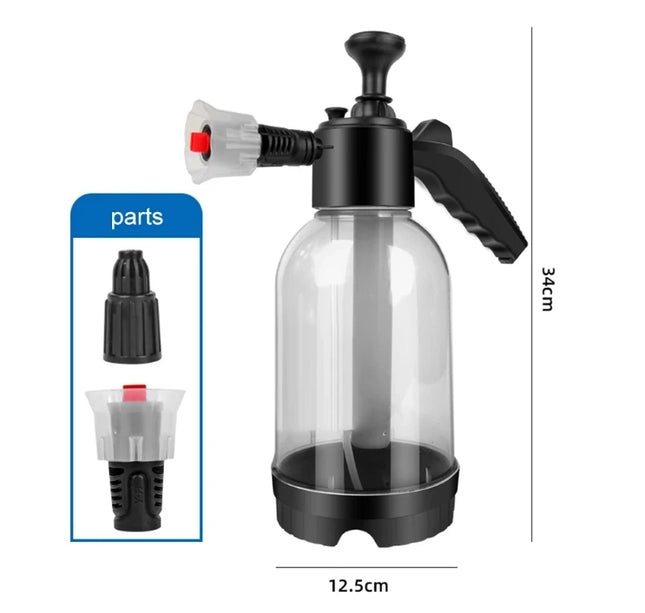 Pneumatic Foam Spray Bottle – Handheld Car Wash & Multi-Surface Cleaning Tool