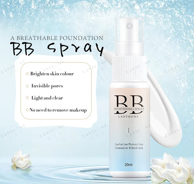 BB Whitening Spray Skin Brightening Moisturizing BB Cream Face Foundation Nourishing Skin Care Beauty Cosmetics