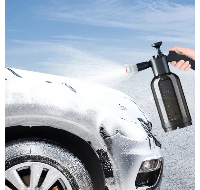Pneumatic Foam Spray Bottle – Handheld Car Wash & Multi-Surface Cleaning Tool