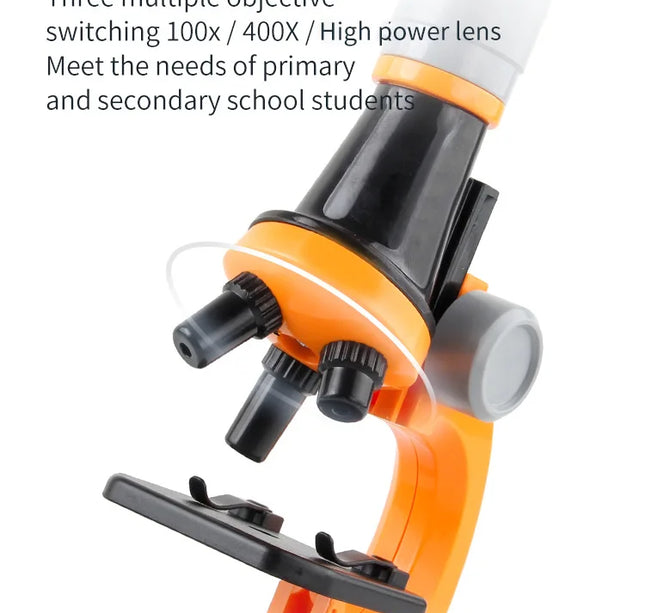 Children’s Microscope Toy – Educational Science Experiment Tool to Boost Learning & Intelligence