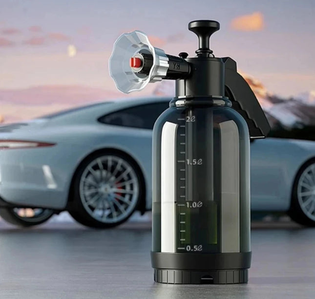 Pneumatic Foam Spray Bottle – Handheld Car Wash & Multi-Surface Cleaning Tool