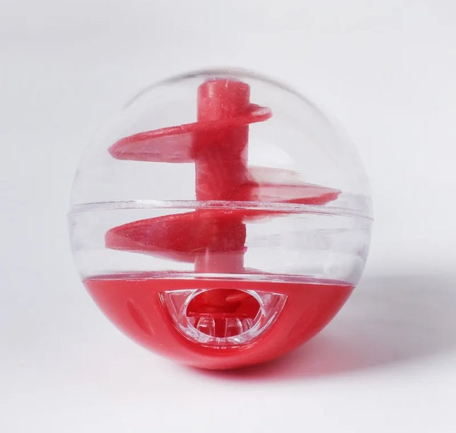 Cat Leak Eat Spiral Ball Educational Toys Resistant Bite Training Eat Play Dual Use Round Not Pouring Fun Food Leak Pet Supplies