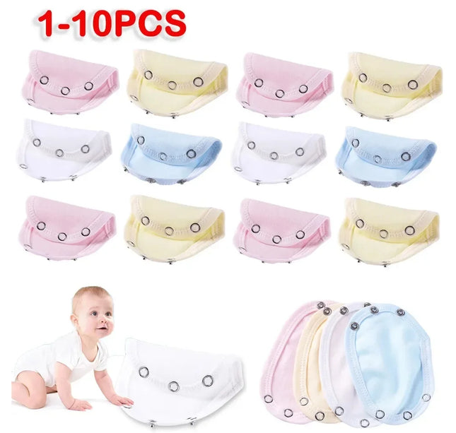 Baby Bodysuit Extender – 1–10pcs Utility Pads for Rompers & Diaper Jumpsuits