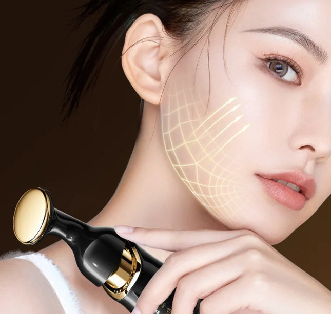 3 In 1 Face Massager Neck Facial Eye Massage Introducer Microcurrent Skin Rejuvenation Anti Aging Beauty Device BEAUTY TOOLS