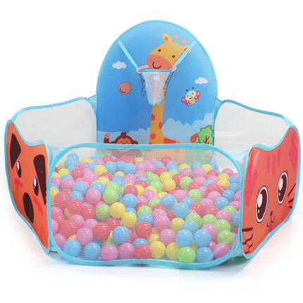 Portable Foldable Ball Pit Tent – Children's Indoor & Outdoor Play Tent with Basket for Holiday Gifts & Educational Fun