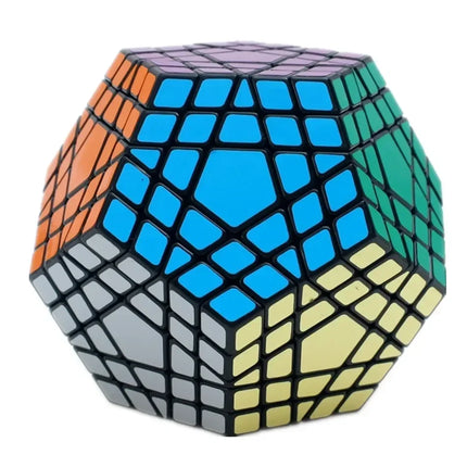 [Picube] SengSo 5x5 Megaminx 5x5x5 Gigaminx Magic Cube Black Base Mega Professional Cubo Magico Learning Educational Toys