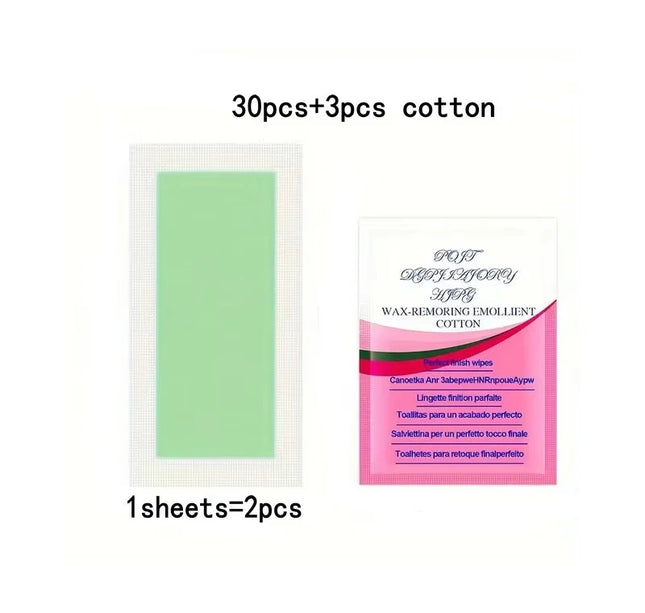 10/20/30/50/100 Pcs Depilatory Wax Strips Hair Removal Wax Paper Cold Wax Strips Paper For Face Neck Arm Leg Body Beauty Tools