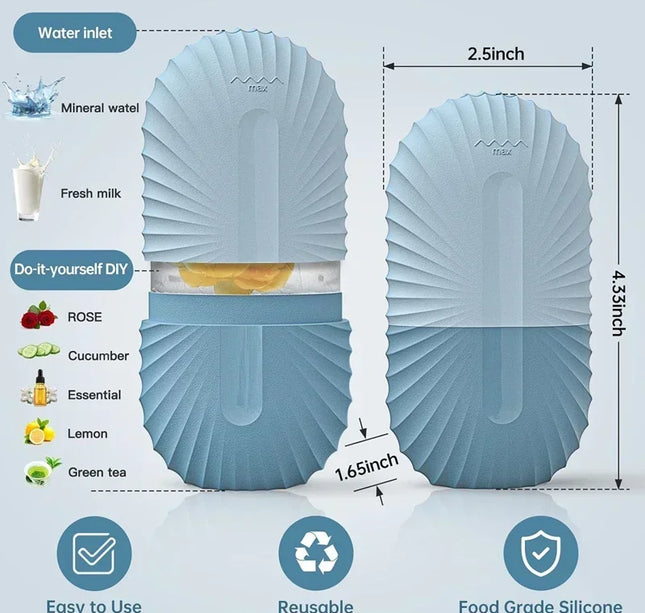 Ice Face Roller Ice Cube Beauty Massage Silicone Ice Mold For Eye Puffiness Ice Facial Roller Shrink Pores Multifunctional mold