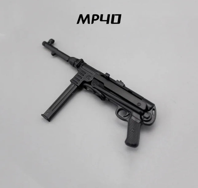 1/6 Scale Soldier Weapon Model Set – MP40, HK416, AK47 Puzzle Assembly Military Educational Toys
