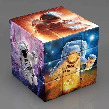 3x3x3 Magic Cube Planets Astronauts Famous Paintings Celebrity Art Magic Cube Children's Puzzle Magic Cube Toys Gifts