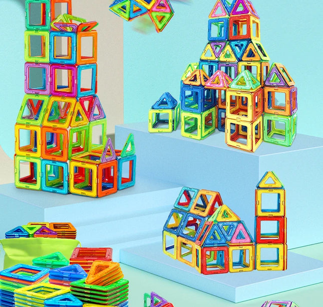 Magnetic Building Blocks DIY Magnets Toys medium size STEM Toys Construction Toys Learning Educational Magnet Toys
