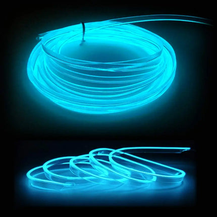 5M Car Interior LED Strip Light – Flexible Neon EL USB Ambient Lighting for DIY Auto & Party Decoration