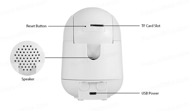 Fuers 5MP Tuya Smart WiFi Camera – Indoor IP Cam with AI & Baby Monitor