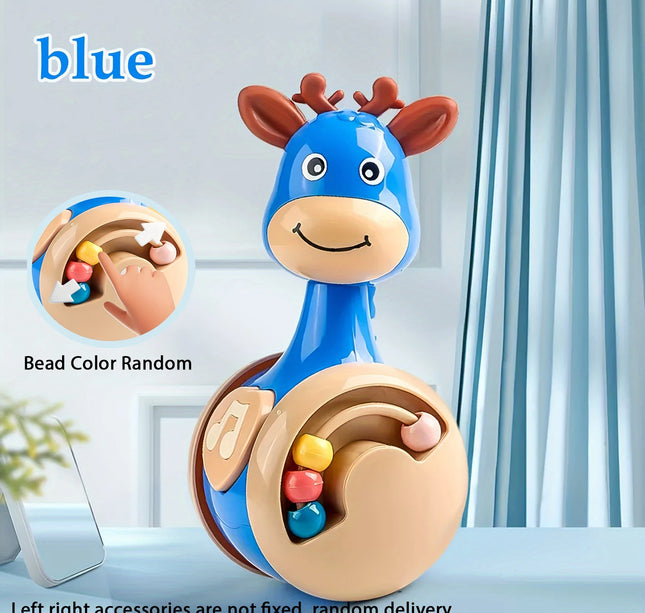 Fawn Sliding Tumbler Toy Rattle Baby Educational Early Education Gift Toy for Baby