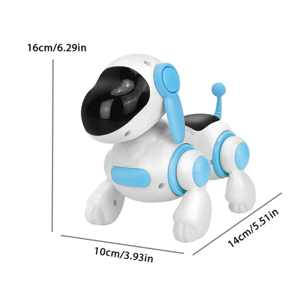 Smart Interactive Robotic Dog – Simulated Walking, Light & Music Toy for Kids Educational Crawling & Singing Fun