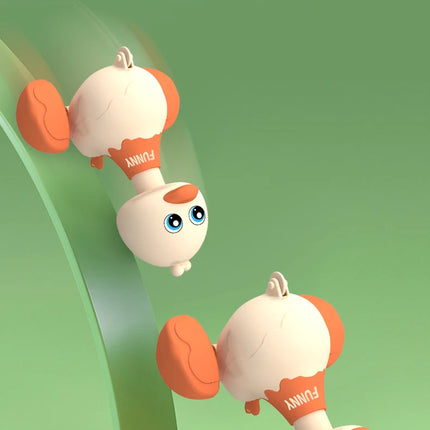 Baby Toy Swing Duck Toy Cartoon Press Vehicles Glide Animal Inertia Pull Back Cars Early Education Toys for Toddlers Boys Girls