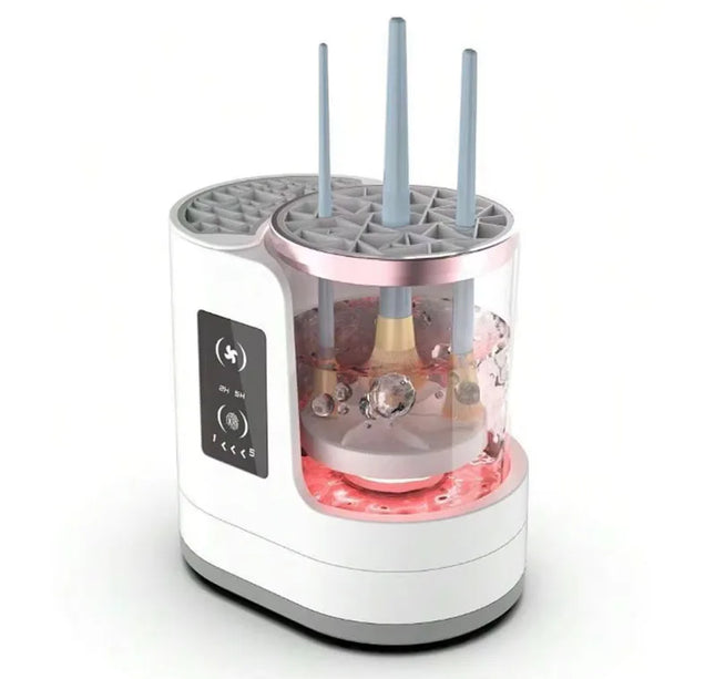 2025 New Electric Makeup Brush Cleaner Washing And Drying Set Automatic Brush Cleaning And Drying Beauty Tool Cleaning Machine.