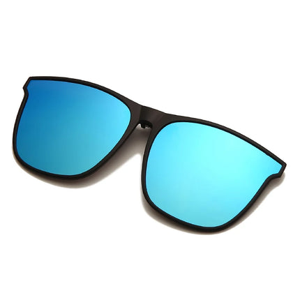 Men's Clip-On Polarized Sunglasses – Vintage Square Photochromic Night Vision Driving Glasses