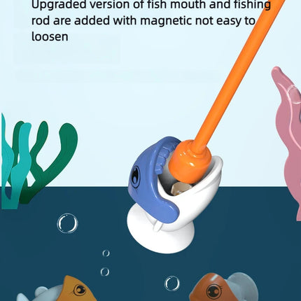 Magnetic Dinosaur Fishing Game – Montessori Toy with Rod for Toddlers & Kids