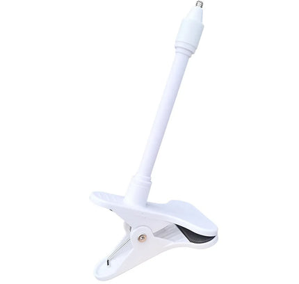Portable Bendable Camera Holder – No-Punch Clamp Mount for Baby Monitor or Webcam