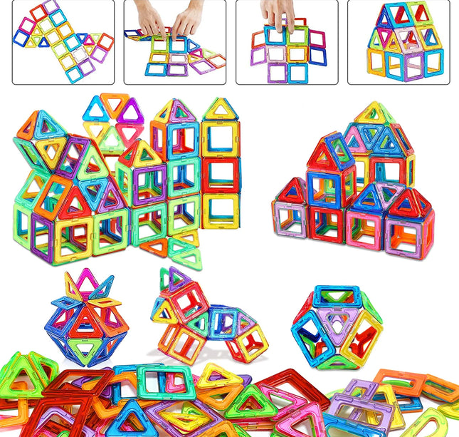 Magnetic Building Blocks DIY Magnets Toys medium size STEM Toys Construction Toys Learning Educational Magnet Toys