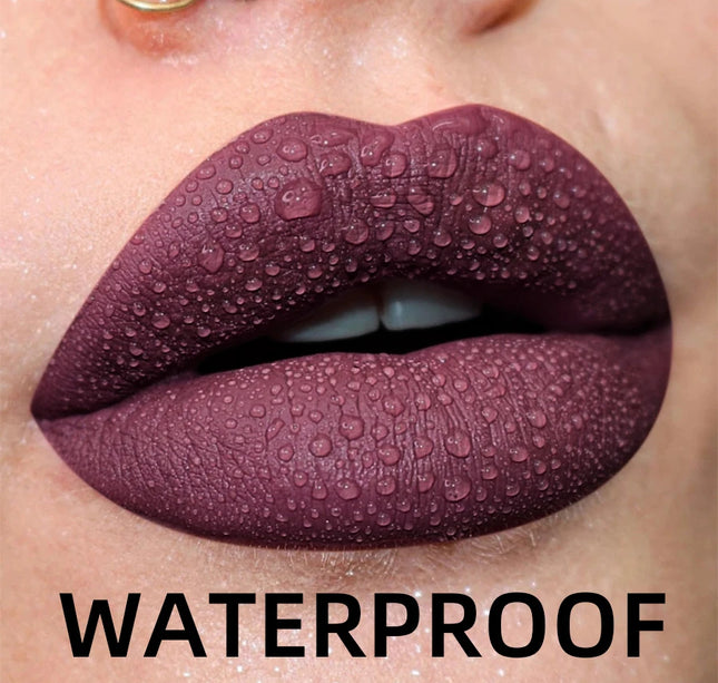 19 colors Matte Velvet Lip Gloss Waterproof Liquid Lipstick Nude Black Lips tint Makeup Lip Glaze Cosmetics Red Lip Stain Beauty