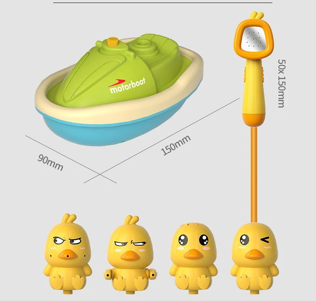 Automatic Water Spray Duck Toy – Sensory Bath Gift for Toddlers & Babies