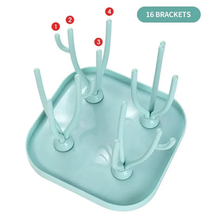 Baby Bottle Dry Rack – Removable Tray for Bottles, Pacifiers & Cups