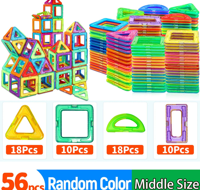 Magnetic Building Blocks DIY Magnets Toys medium size STEM Toys Construction Toys Learning Educational Magnet Toys